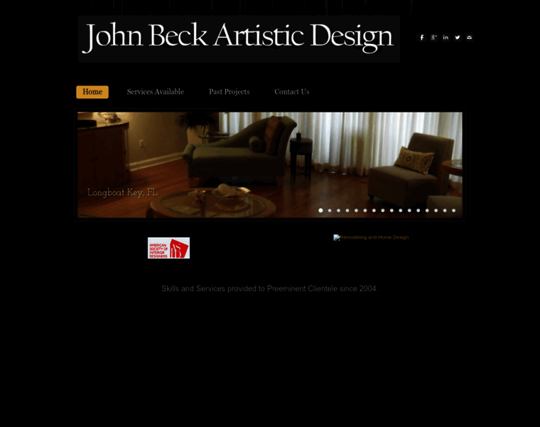 Johnbeckartisticdesign.com thumbnail