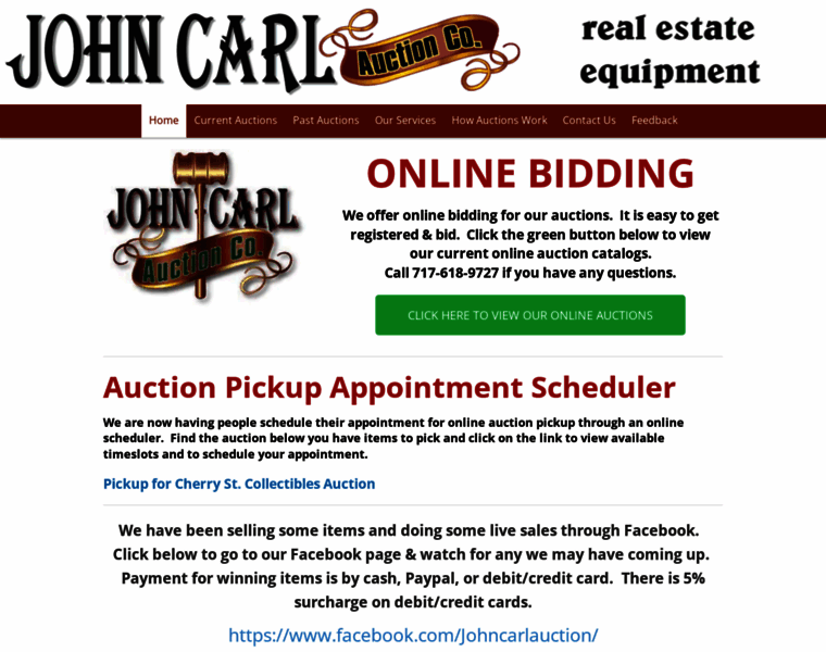 Johncarlauctions.com thumbnail
