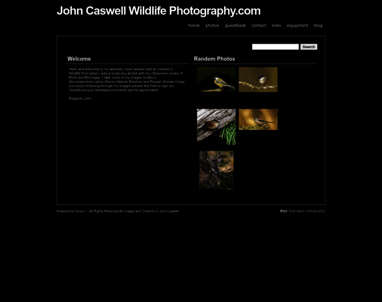 Johncaswellwildlifephotography.com thumbnail