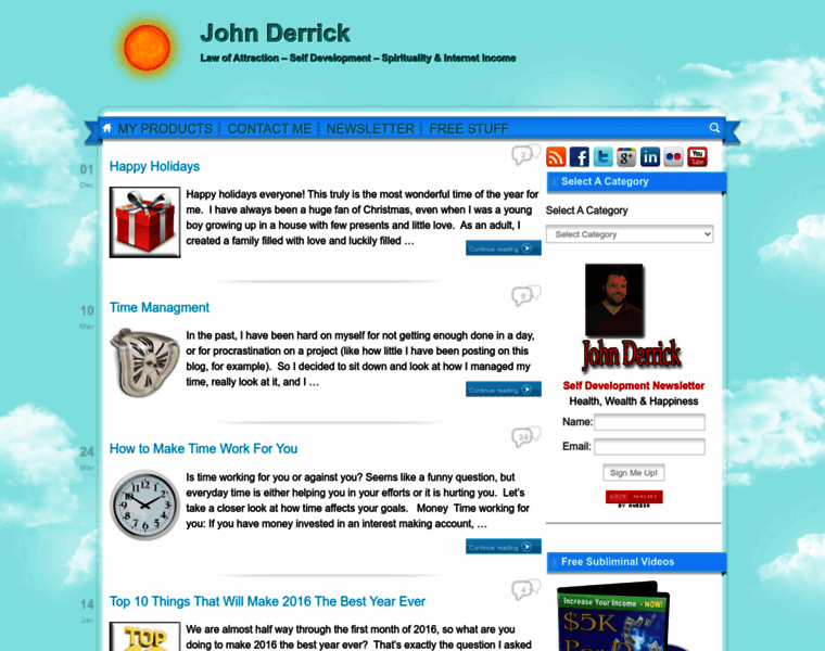 Johnderrick.com thumbnail