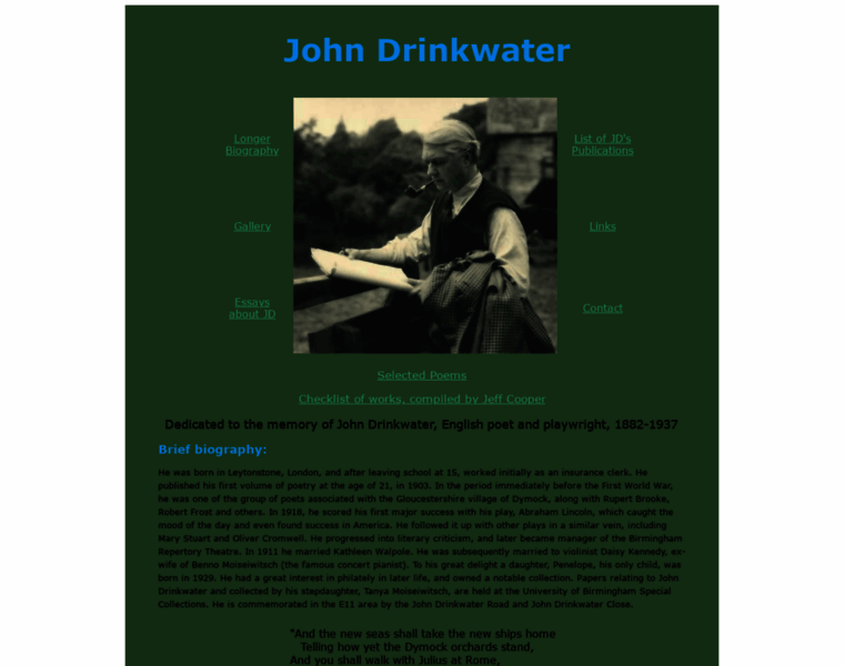 Johndrinkwater.org thumbnail