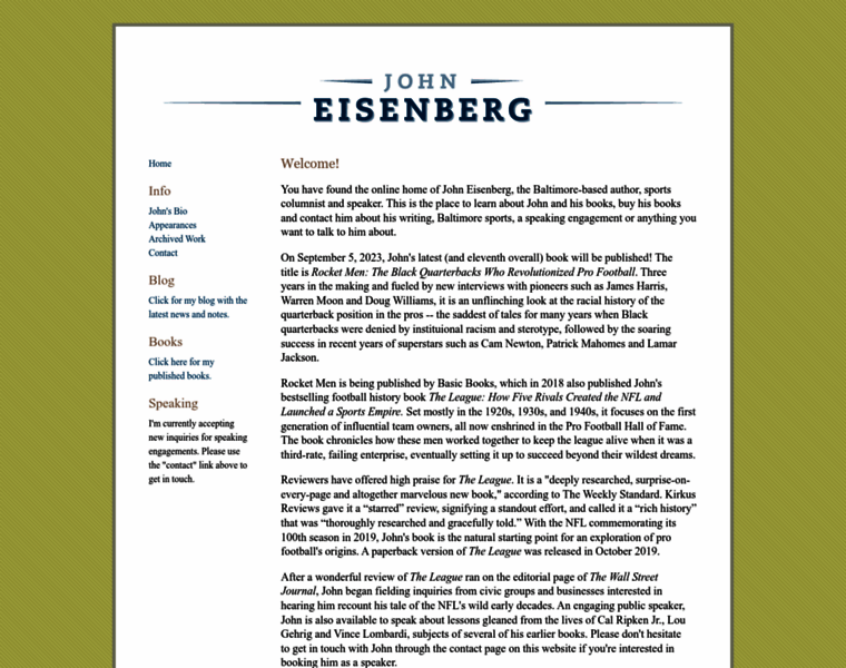 Johneisenberg.com thumbnail