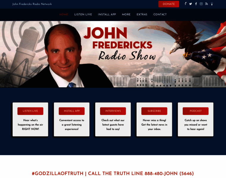 Johnfredericksradio.com thumbnail