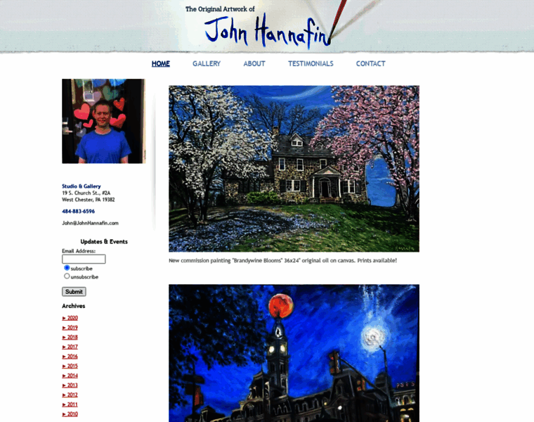 Johnhannafin.com thumbnail