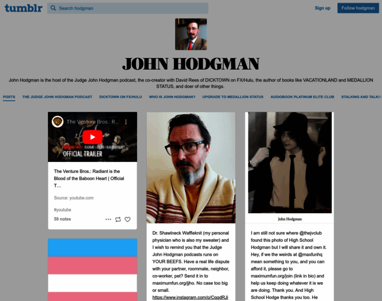 Johnhodgman.com thumbnail