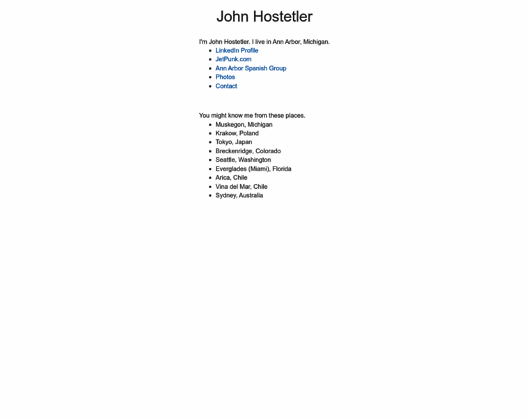 Johnhostetler.net thumbnail