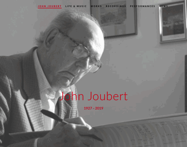 Johnjoubert.org.uk thumbnail