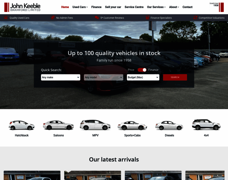 Johnkeeble.co.uk thumbnail