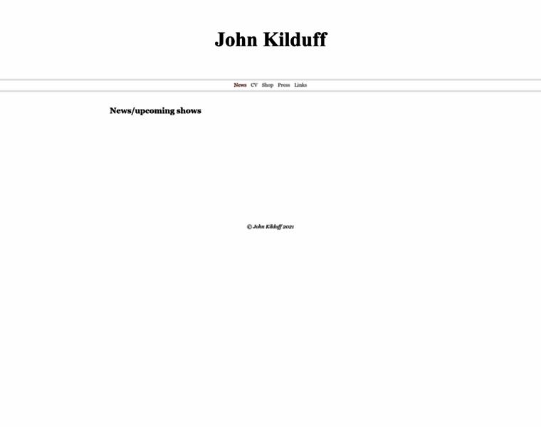 Johnkilduff.com thumbnail