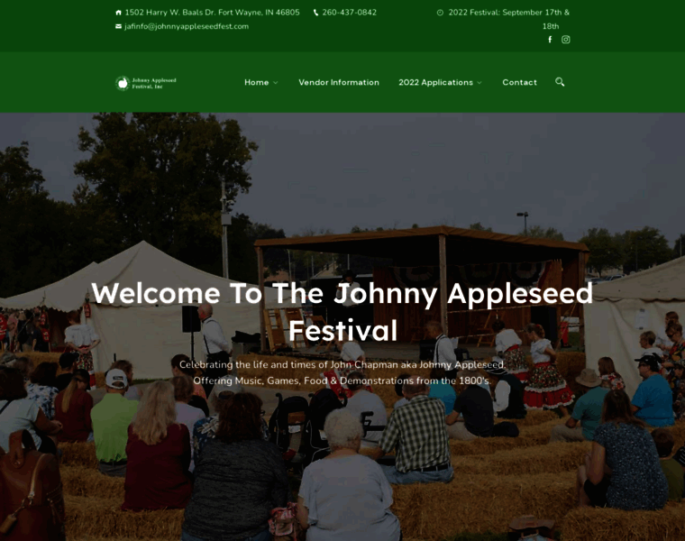 Johnnyappleseedfest.com thumbnail