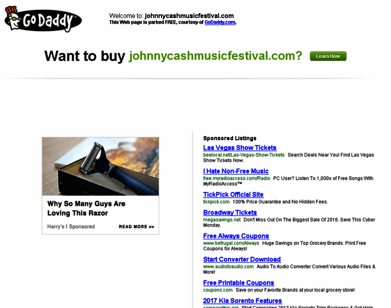 Johnnycashmusicfestival.com thumbnail