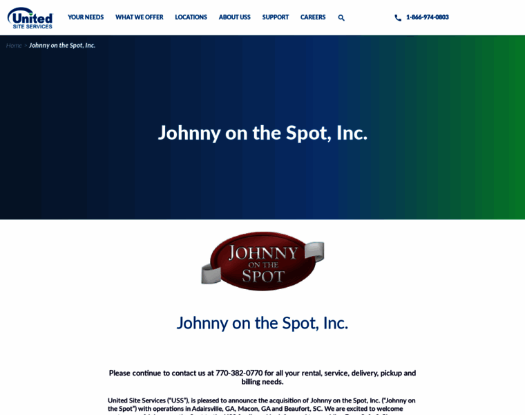 Johnnyonthespotinc.com thumbnail
