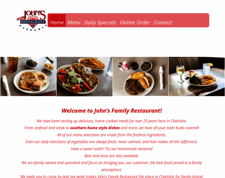 Johnsfamilyrestaurant.com thumbnail