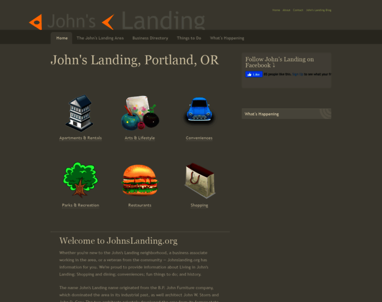 Johnslanding.org thumbnail