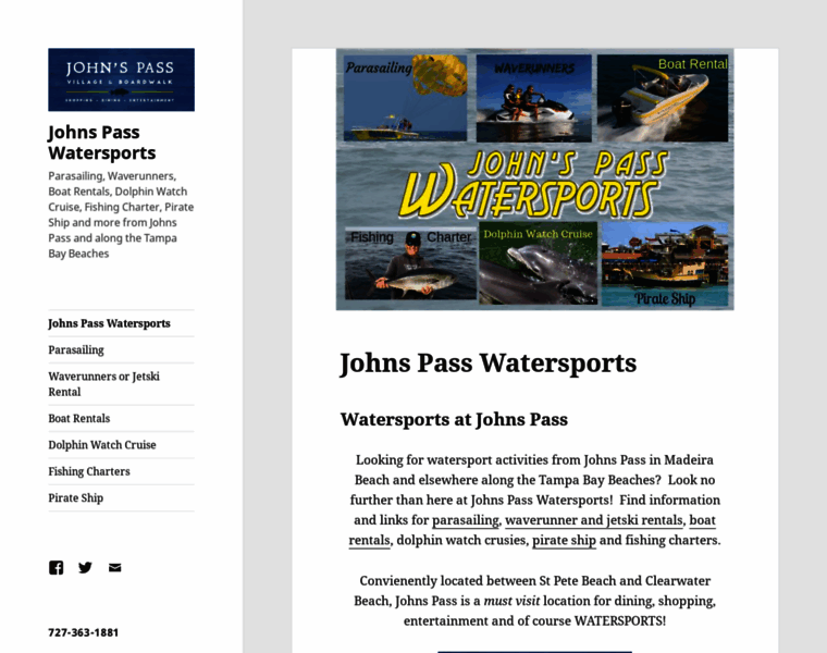 Johnspasswatersports.com thumbnail