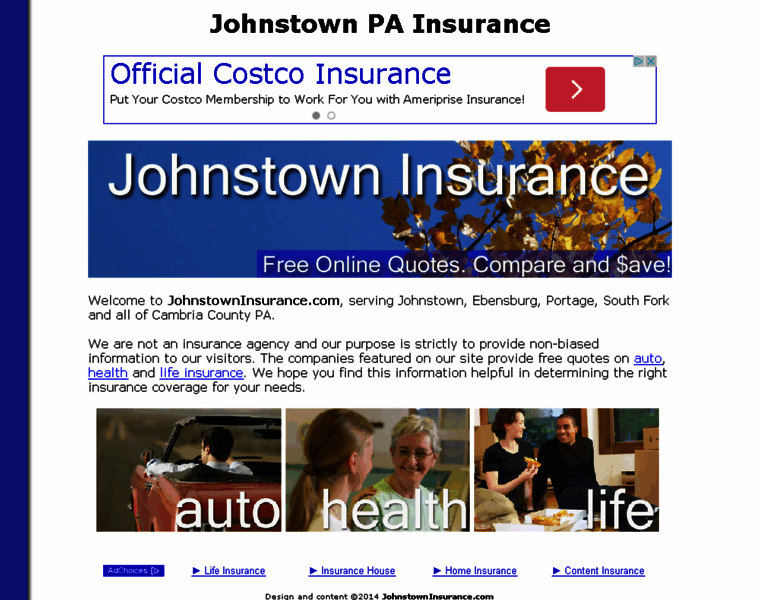 Johnstowninsurance.com thumbnail