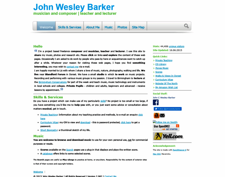 Johnwesleybarker.com thumbnail