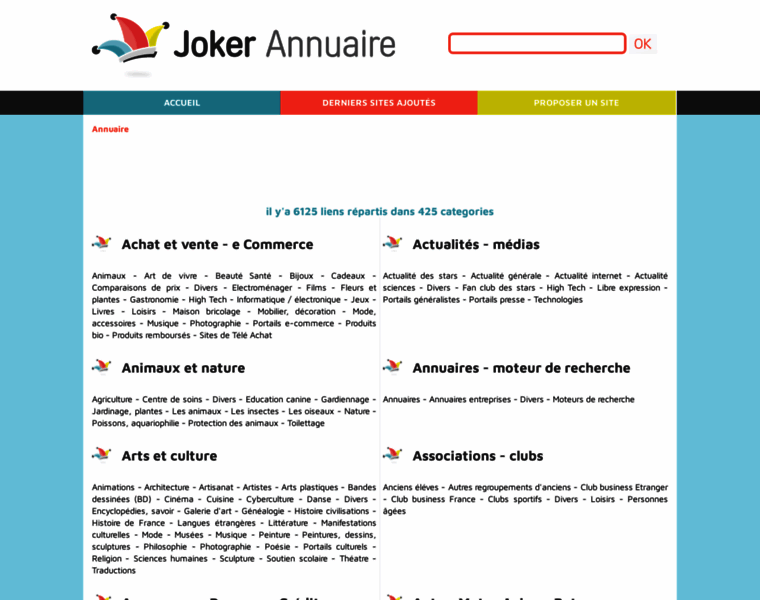 Joker-annuaire.fr thumbnail