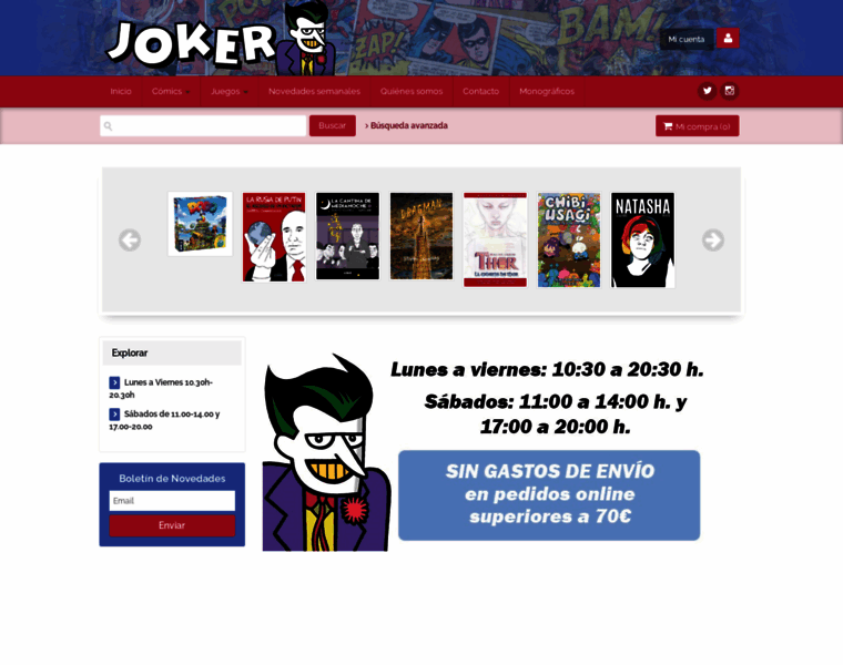 Jokercomics.es thumbnail