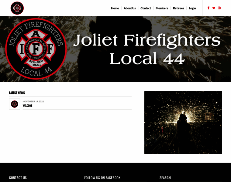 Jolietfirefighters.org thumbnail
