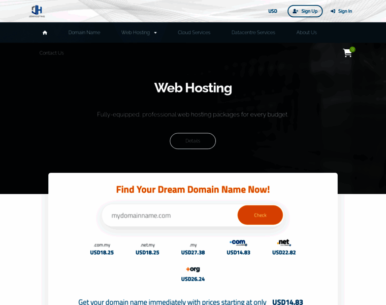 Jomhosting.net thumbnail