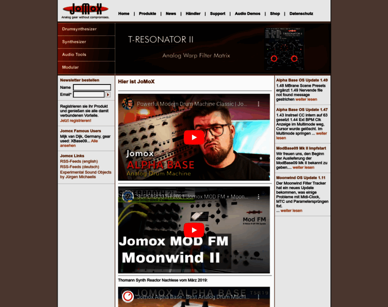 Jomox.de thumbnail
