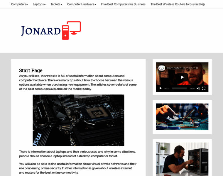 Jonard.co.uk thumbnail