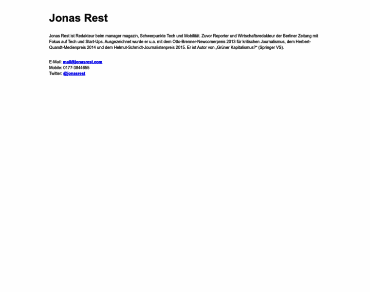 Jonasrest.com thumbnail