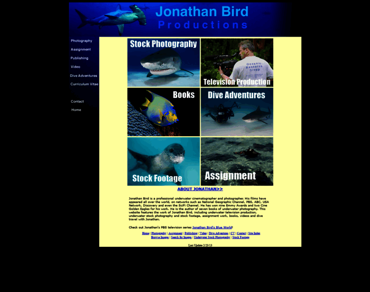 Jonathanbird.net thumbnail
