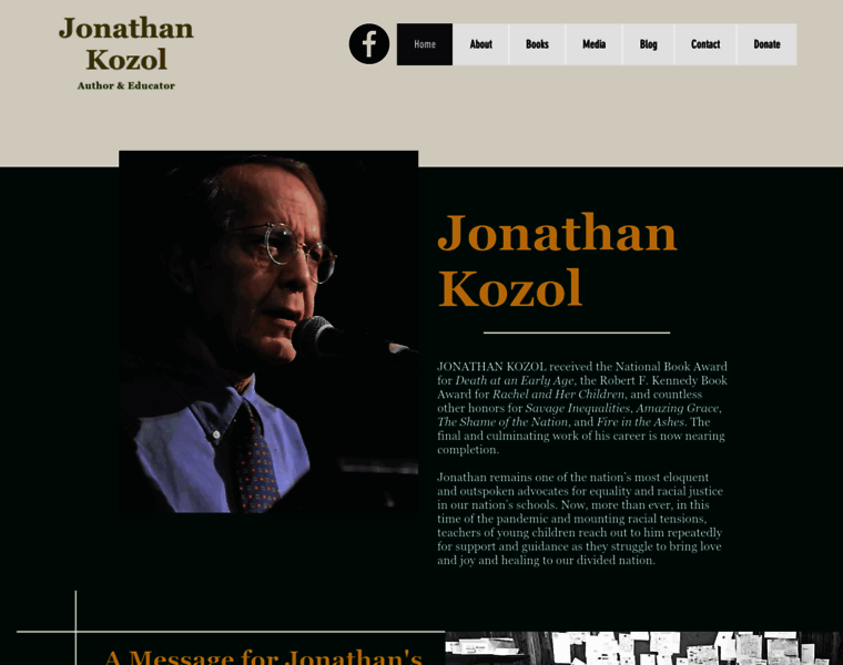 Jonathankozol.com thumbnail