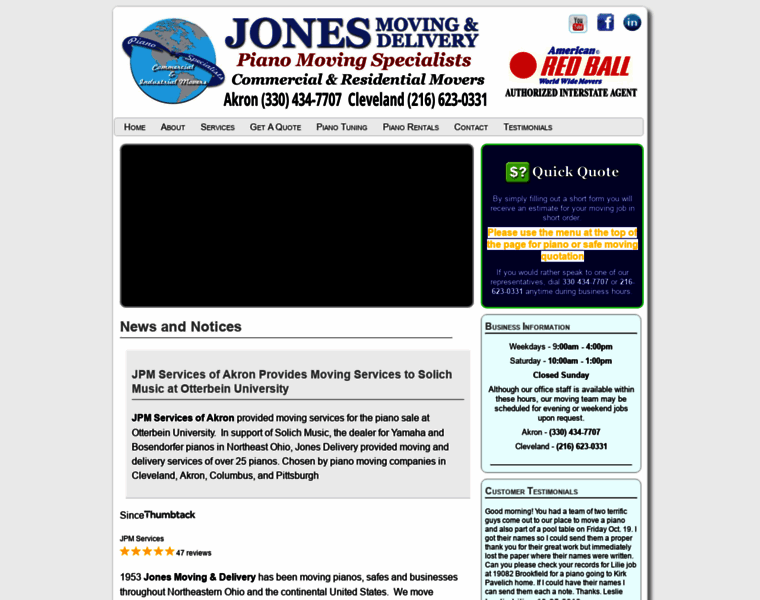Jonesdelivery.com thumbnail
