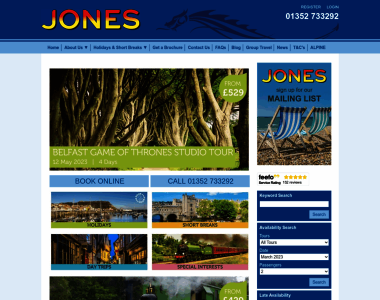 Jonesholidays.co.uk thumbnail