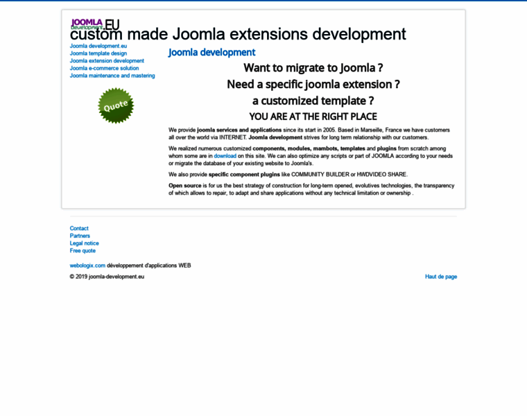 Joomla-development.eu thumbnail