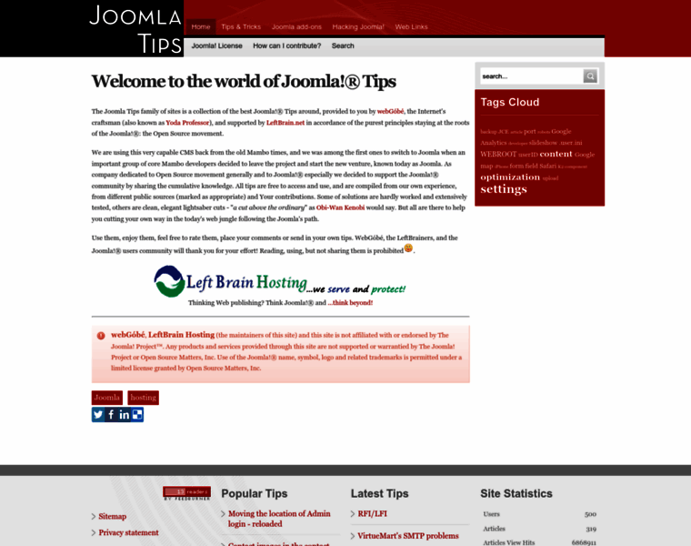Joomla-tips.org thumbnail