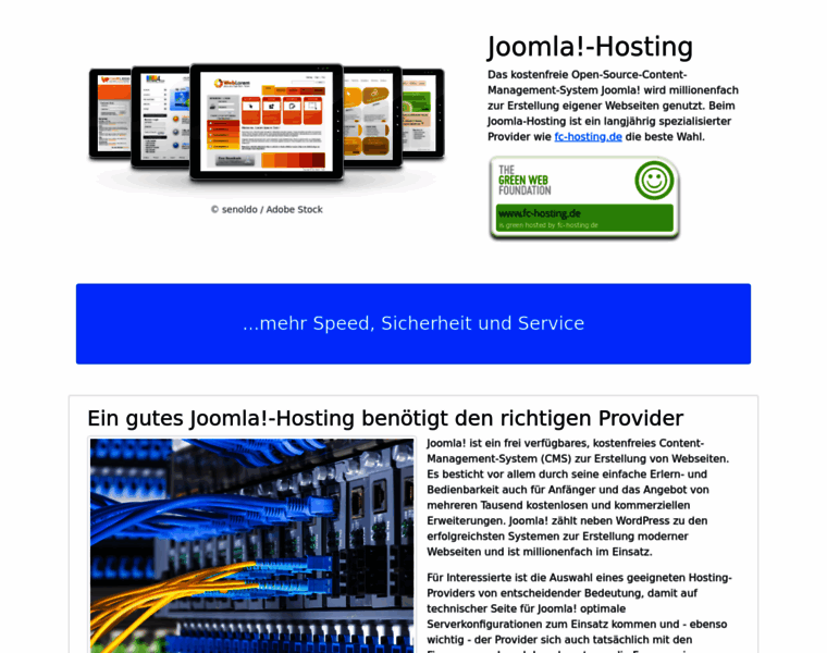 Joomla-webhosting.de thumbnail