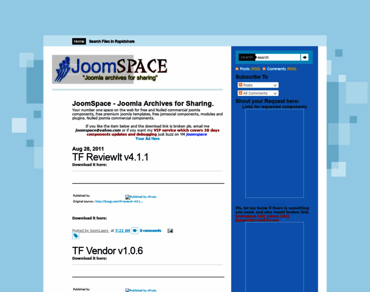 Joomspace.blogspot.com thumbnail