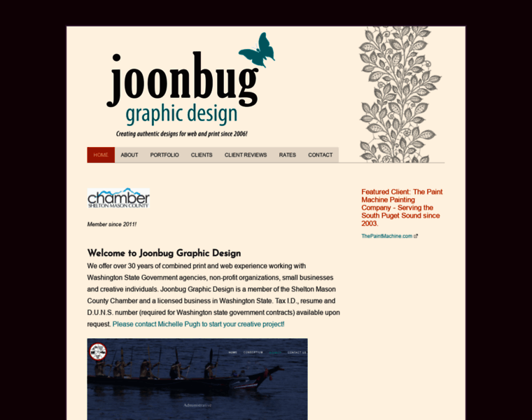 Joonbuggraphicdesign.com thumbnail