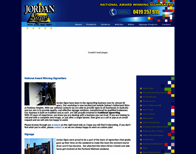 Jordansigns.com.au thumbnail