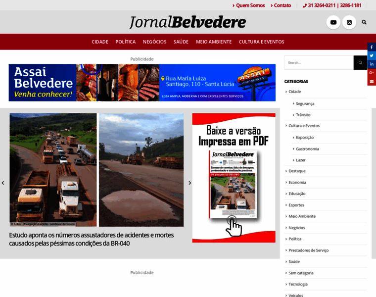 Jornalbelvedere.com.br thumbnail