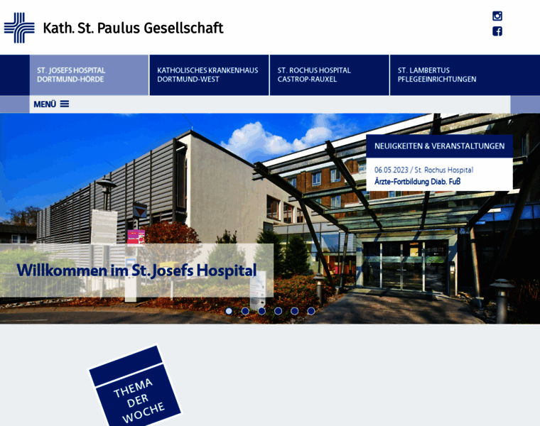 Josefs-hospital.de thumbnail