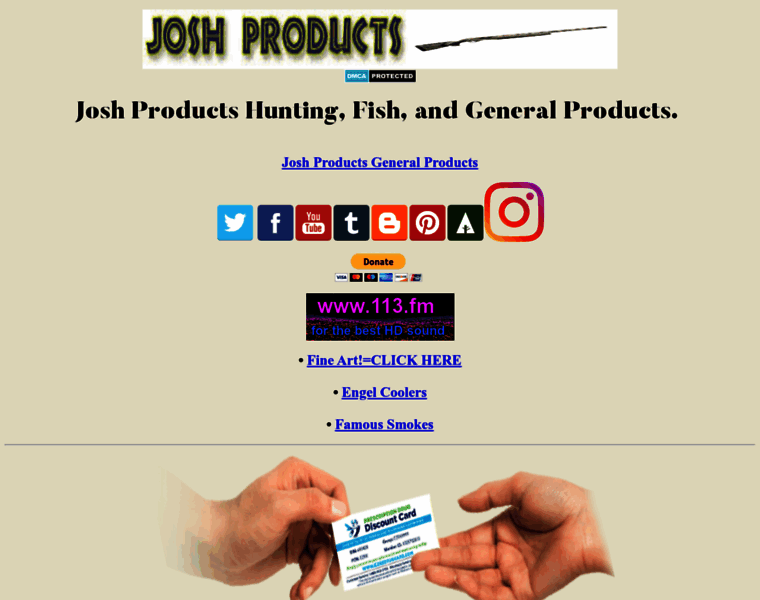 Joshproducts.com thumbnail