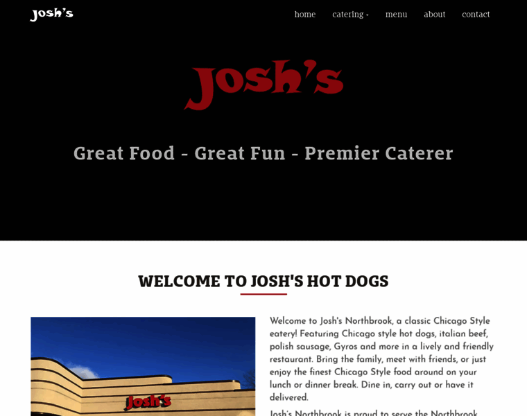 Joshshotdogs.com thumbnail