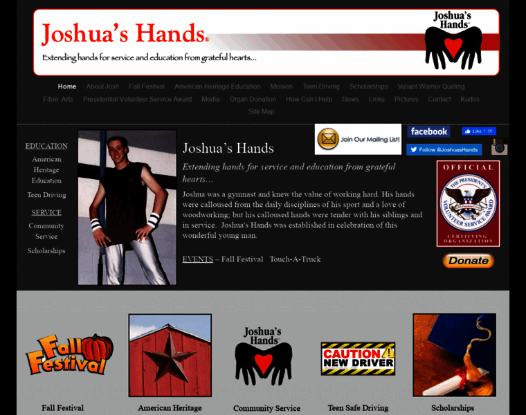Joshuashands.org thumbnail