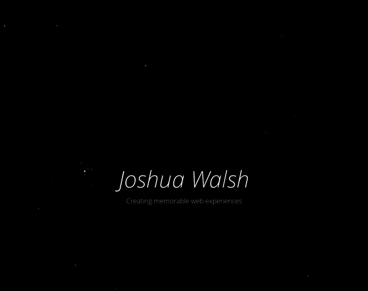 Joshwalsh.me thumbnail