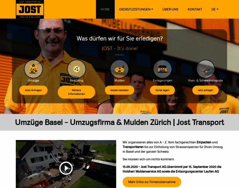 Jost-transport.ch thumbnail