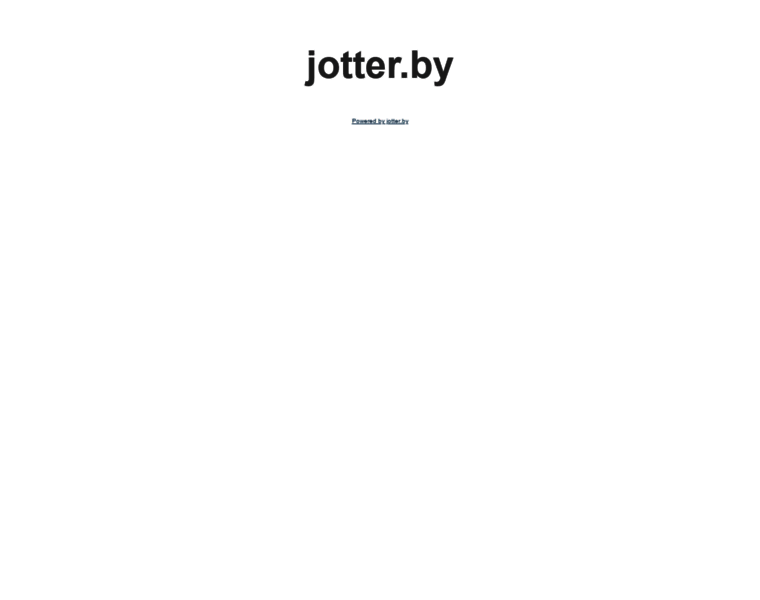 Jotter.by thumbnail