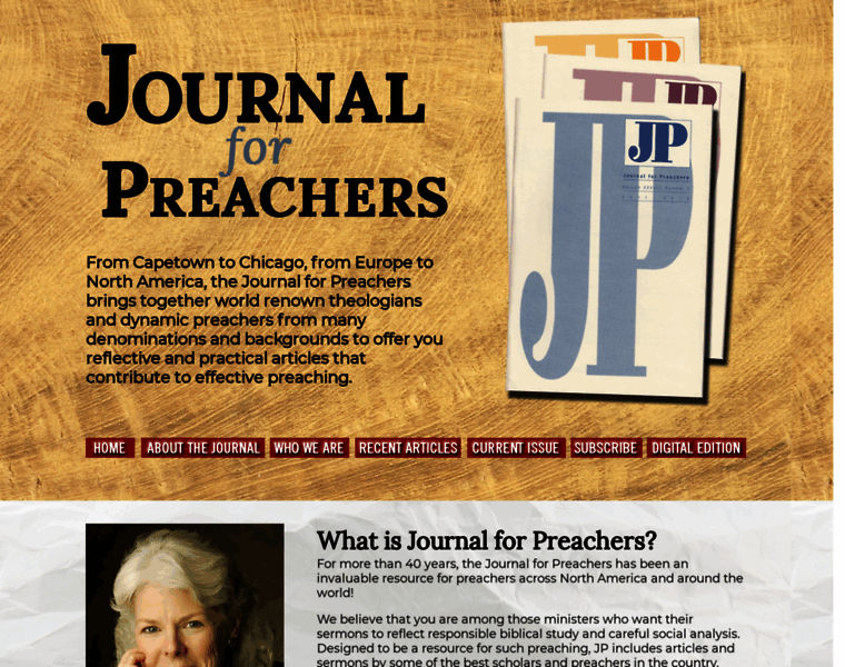Journalforpreachers.com thumbnail