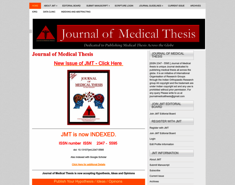 Journalmedicalthesis.com thumbnail