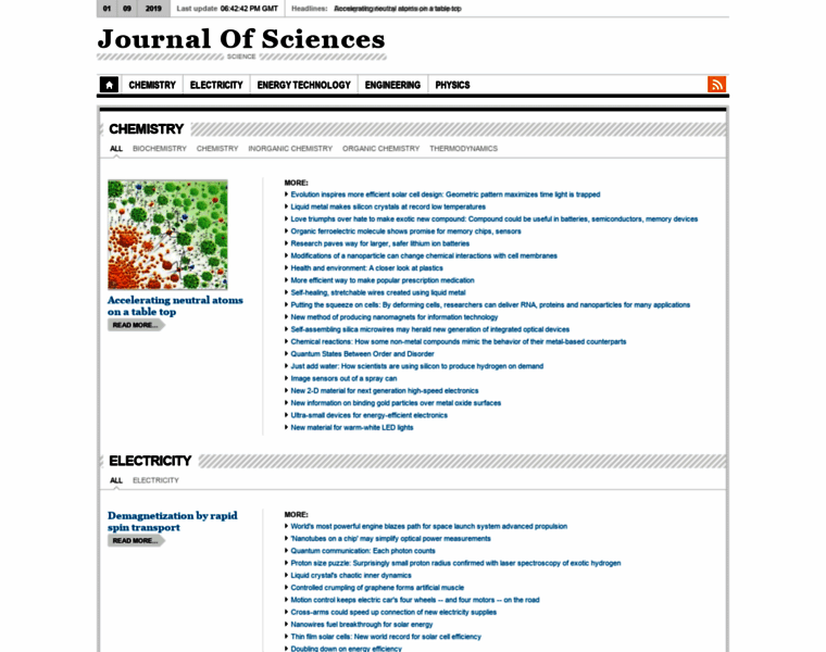 Journalofsciences.com thumbnail