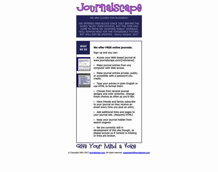 Journalscape.com thumbnail